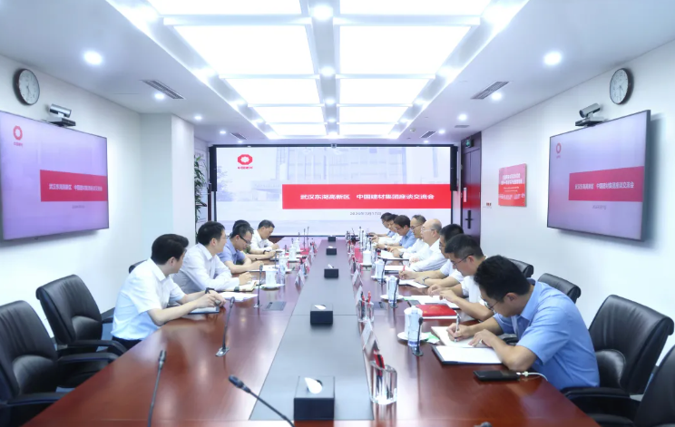 常张利会见武汉市委常委、东湖高新区党工委书记沈悦一行